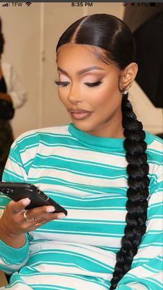 Braid Pony, Sleek Braided Ponytail, Sleek Braid, Elegant Ponytail, Braided Ponytail Hairstyles, Slick Hairstyles