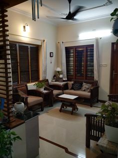 the living room is clean and ready to be used for relaxing time on the couches