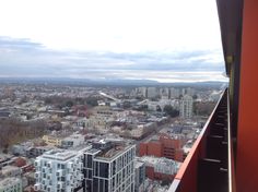 a view from the top of a tall building