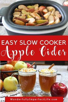 an easy slow cooker apple cider recipe