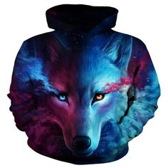 WOLF3D004   3D Wolf SHIRT Shipping from the US. Easy 30 day return policy, 100% cotton, Double-needle neck, sleeves and hem; Roomy Unisex Fit. Very Short Dress, Men Hoodies, Rockabilly Dress, Pull Sweat, E Bay