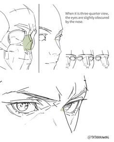 an image of how to draw anime eyes