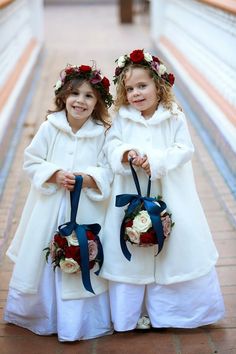 Winter Flower Girl Dress, Winter Flower Girl, Christmas Wedding Centerpieces, Red Wedding Invitations, Winter Wedding Flowers, White Wedding Invitations, Classy Christmas, Winter Wedding Inspiration