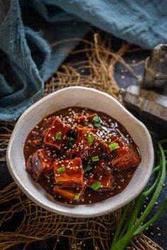 the best gourmet tofu recipe is in this bowl