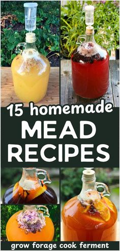 homemade mead recipes are the best way to use them in your garden or on an outdoor table