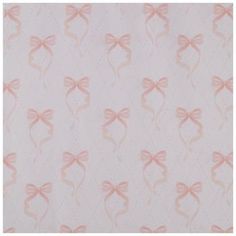 a pink bow wallpaper with white and light pink bows on the front, along with an off - white background