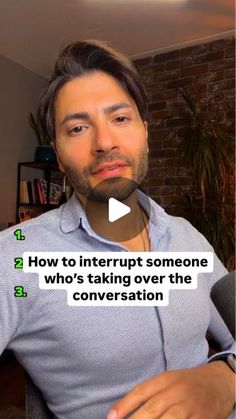 Ziad Roumy on Instagram: "3 tips that help help handle those who dominate the conversation   #conversationtips #psychologyhacks #socialskills #effectivecommunication #confidentcommunication #takecontrolofyourlife #interruptpolitely #dominantpersonalities #selfimprovementtips #socialintelligence #conversationcontrol #politeinterruptions #mindfulcommunication #conversationskills #tactfulcommunication #communicationtactics #boundaries #assertiveskills #psychologytips #confidenceboost #takingcontrol #peoplemanagement" Mindful Communication, Assertive Communication, Social Skills For Kids, Social Intelligence, Conversation Skills, Healthy Communication, Relationship Psychology, Mental Strength, October 29