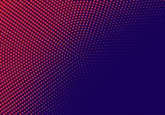 an abstract background with halftone dots in red and blue colors on a black background