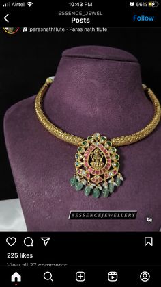 Luxury Gold Beaded Necklace With Intricate Design, Luxury Gold Beaded Bollywood Necklace, Gold Jewellery Design, Gold Jewelry, Jewelry Design, Gold, Design