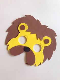 Diy Mascara, Lion Mask, Animal Masks, Theme Halloween, Preschool Teacher, Preschool Learning, Carnival, Preschool, Lion