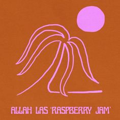 an orange t - shirt with the words aloh las raspberry jam on it