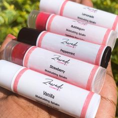 Lipbalms ksh 250 each Shipping throughout Africa🌍 Dm to purchase💕 Strawberry restocks next week😊 Next Week, Bubble Gum, Lemonade, Lip Balm, Peppermint, Vanilla