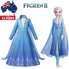 an image of a frozen princess dress and coat with the words'post'on it