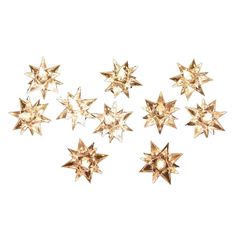 five golden stars are arranged in a row