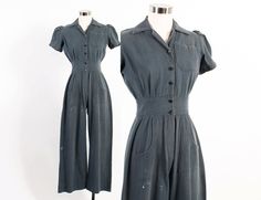 #40sfashion Wartime Fashion, 1940s Outfits, 50s Outfits, Vintage Workwear, Century Clothing, Vintage 40s, Fashion Fits, Job Posting