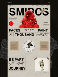 the cover of smrc's latest magazine, faces that paint a thousand words