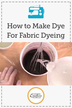 how to make dye for fabric dye