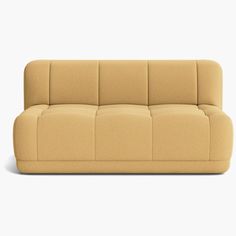 an image of a beige couch on a white background