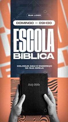 a book with the title escolaa biblica written in spanish on it