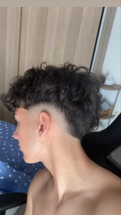 These haircuts are fire ngl #mohawk #barber #haircut #fashion Faux Hawk Mullet Men, Burst Fade Haircut Curly, Burst Fade Wavy Hair, Fohawk Haircut Fade Mullet, Low Fade Mohawk, Burst Fade Mohawk Mullet, Burst Fade Mohawk Curly Hair, Short Mulette Haircut Man, Curly Burst Fade