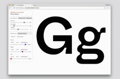 an image of the word g is displayed on a computer screen