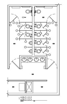 the floor plan for an office building