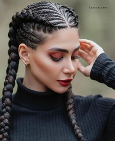 Wavy Hair Hairstyles, Thick Hair Hairstyles, Hairstyles For Thinning Hair, Hairstyles For Wavy Hair, Women Cornrows, Tutorial Hairstyles, Hair Braid Patterns, Hairstyles For Summer, Hairstyles For Thick Hair