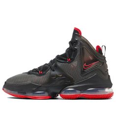 Nike Lebron 19 EP Bred Basketball Shoes/Sneakers Gold Man, Men Nike, Shoes Ideas, Crown Logo, Volleyball Shoes, Space Jam, Nike Lebron, Air Bag