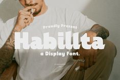 Habillta Display Font Graphic Design Letters, Comic Font, Illustrator Brushes, Instagram Layout, Font Generator, Logo Mockup, Photo Scrapbook, Uppercase And Lowercase, Display Font