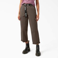 Women's Relaxed Fit Cropped Cargo Pants - Dickies US Classic Workwear, Cropped Cargo Pants, Dickies Women, Lululemon Tops, Bralette Tops, Cargo Pants Women, Cargo Pant, Crop Shirt, Clothing Company