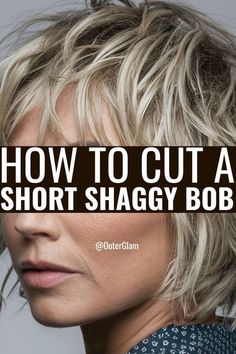 Whether you're looking to refresh your style or try a bold new look, a short shaggy bob might be the perfect choice. If you want to learn how to achieve this trendy cut at home or understand what to ask your stylist, this is the information you need. Discover step-by-step cutting techniques, styling tips, and maintenance advice to rock your new shaggy bob with confidence. Short Shaggy Bob, Choppy Bob Hairstyles For Fine Hair, Shaggy Bob Hairstyles, Shaggy Bob Haircut, Stacked Haircuts, Short Shaggy Haircuts, Choppy Haircuts, Messy Bob Hairstyles, Choppy Bob Haircuts