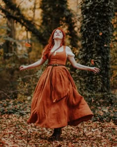 Hello yes here are some photos where I wanted to soak in my last autumn in this backyard (🤯🤯🤯🤯) Aaaand also show off my new favorite… | Instagram Rachel Maksy Outfits, Rachel Maksy, Fire Witch, Autumn Cottagecore, Cottagecore Outfit, Fashion Moodboard, Cottagecore Fashion, Retro Pin Up