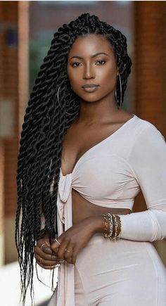 Afro Twist, Big Box Braids Hairstyles, Marley Hair, Braids Hairstyles Pictures, Hair Twist Styles, American Woman, Locs Hairstyles