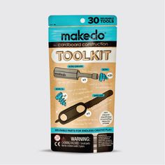 make - do tool kit with scissors and glue