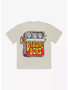 Beastie Boys Can T-Shirt Pop Culture Cotton T-shirt With Graphic Print, Pop Culture Cotton T-shirt With Front Print, Graphic Tee With Character Print, Funny Streetwear T-shirt With Front Print, Funny Character Print Streetwear T-shirt, Funny Front Print T-shirt For Streetwear, Pop Culture Cartoon Print T-shirt For Streetwear, Music-themed Graphic Print T-shirt For Fans, Graphic Tee With Cartoon Print