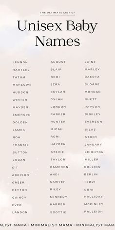 an image of a baby names poster