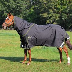 Shires StormCheeta Original 300 Turnout Blanket Set Superior weatherproofing for turned out horses, the StormCheeta Original 300 Set provides robust durability with a ballistic ShireTex 1680 denier outer shell- heavy-duty fabric engineered to withstand the harshest weather conditions. Plush 300G fill delivers optimum insulation. Flexible fit with deep shoulder gussets, large, pleated tail flap, adjustable chest straps and cross surcingles for tailored comfort. Featuring PFC free durable water re Turnout Rug, Boots Cuir, Run In Shed, Horse Blankets, Lifestyle Clothing, Freedom Of Movement, Blanket Set, Detachable Hood, Neck Designs