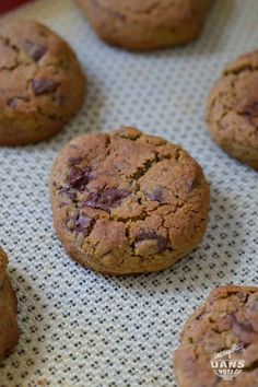 chocolate chip cookies on a baking sheet ready to be baked in the oven or used as an appliance