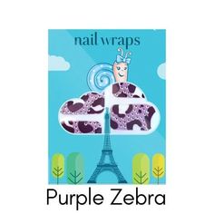 Snails Nail Wraps – Challenge & Fun, Inc. Wraps For Kids, Purple Zebra, Activities For Girls