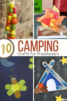 the top ten camping crafts for preschoolers