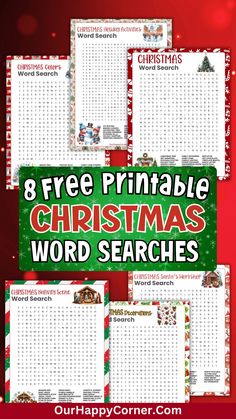 Free printable Christmas word search puzzles, a fun and festive way to celebrate the holiday season. Download puzzles featuring themes like Santa’s Workshop, holiday traditions, and more. Perfect for kids, families, classrooms, or parties, and answer keys are included for easy solving.