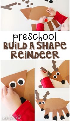 this is an easy and fun reindeer craft for kids to make