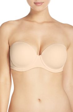 Wacoal Red Carpet Convertible Strapless Bra | Nordstrom Best Strapless Bra, Convertible Bra, Comfortable Bras, Halter Style, Strapless Bra, Underwire Bra, Bra Lingerie, Who What Wear, Shapewear