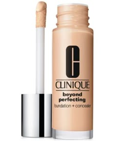 Clinique Beyond Perfecting Foundation + Concealer, 1 oz | macys.com Clinique Concealer, Clinique Beyond Perfecting Foundation, Clinique Cosmetics, Full Coverage Makeup, Make Up Foundation, Oil Free Foundation, Make Up Cosmetics, Concealer For Dark Circles, Clinique Makeup