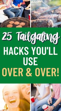 25 Tailgating Hacks You’ll Use Over and Over Again! Parking Lot Tailgate, Tailgate Burgers, Tailgate Dips, Parking Lot Party, Fall Tailgating