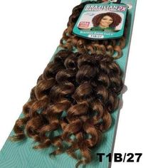 BOBBI BOSS Crochet Braiding Hair Bobbi Boss Curly Crochet Hair - 2X Brazilian Baton Curl 6 Bobbi Boss Crochet Hair, Crochet Braiding Hair, Curly Crochet Hair Styles, Hair Crochet, Crochet Braid, Crochet Braids Hairstyles, Voluminous Hair, Braiding Hair, Crochet Hair