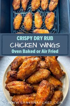 crispy dry rub chicken wings oven baked or fried