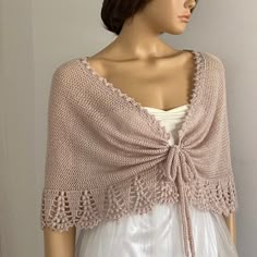 Fur Wrap Wedding, Evening Shawls And Wraps, Shawl For Wedding, Formal Shawl, Wedding Dress Topper, Fancy Crochet, Bridal Shrug, Bridesmaid Shawl, Shawl Wedding