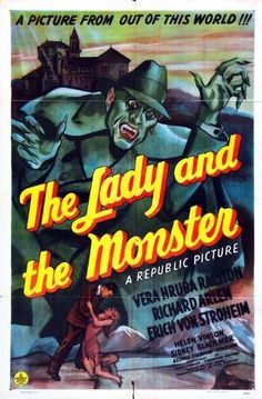 the lady and the monster movie poster