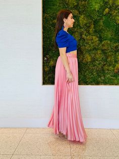 Diana long maxi skirt in nude pink pleated Long Maxi Skirt, Long Maxi Skirts, Nude Pink, Pant Shirt, Long Maxi, Dress Collection, Dress Skirt, Maxi Skirt, Top Shirt